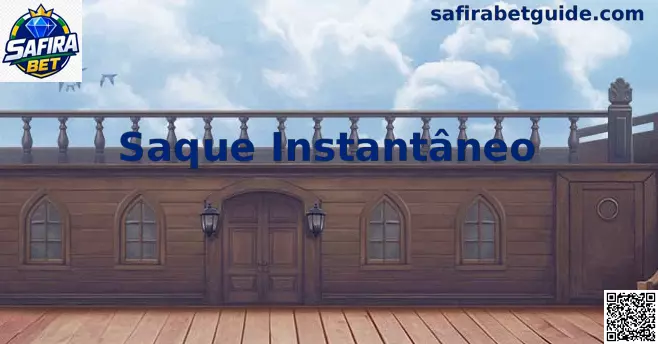Demonstração visual do sistema de Saque Instantâneo seguro no Brasil