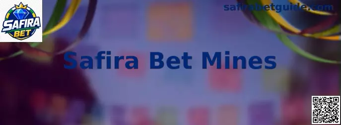 Interface demonstrativa do jogo Safira Bet Mines