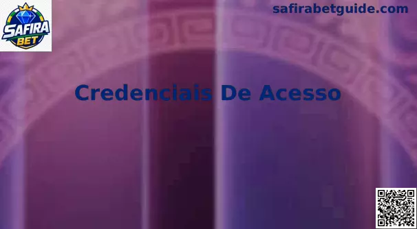 Tutorial de Cadastro e Credenciais de Acesso Seguras